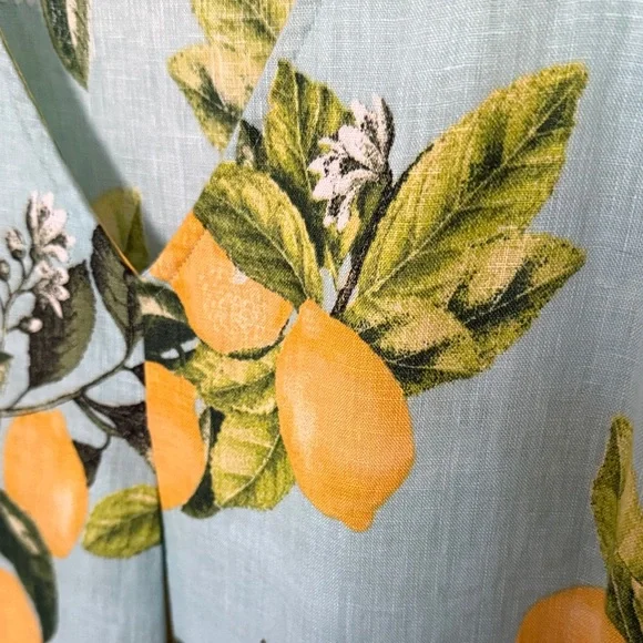 Linen J.Jill lemon 🍋 Dress S - Picture 3 of 12